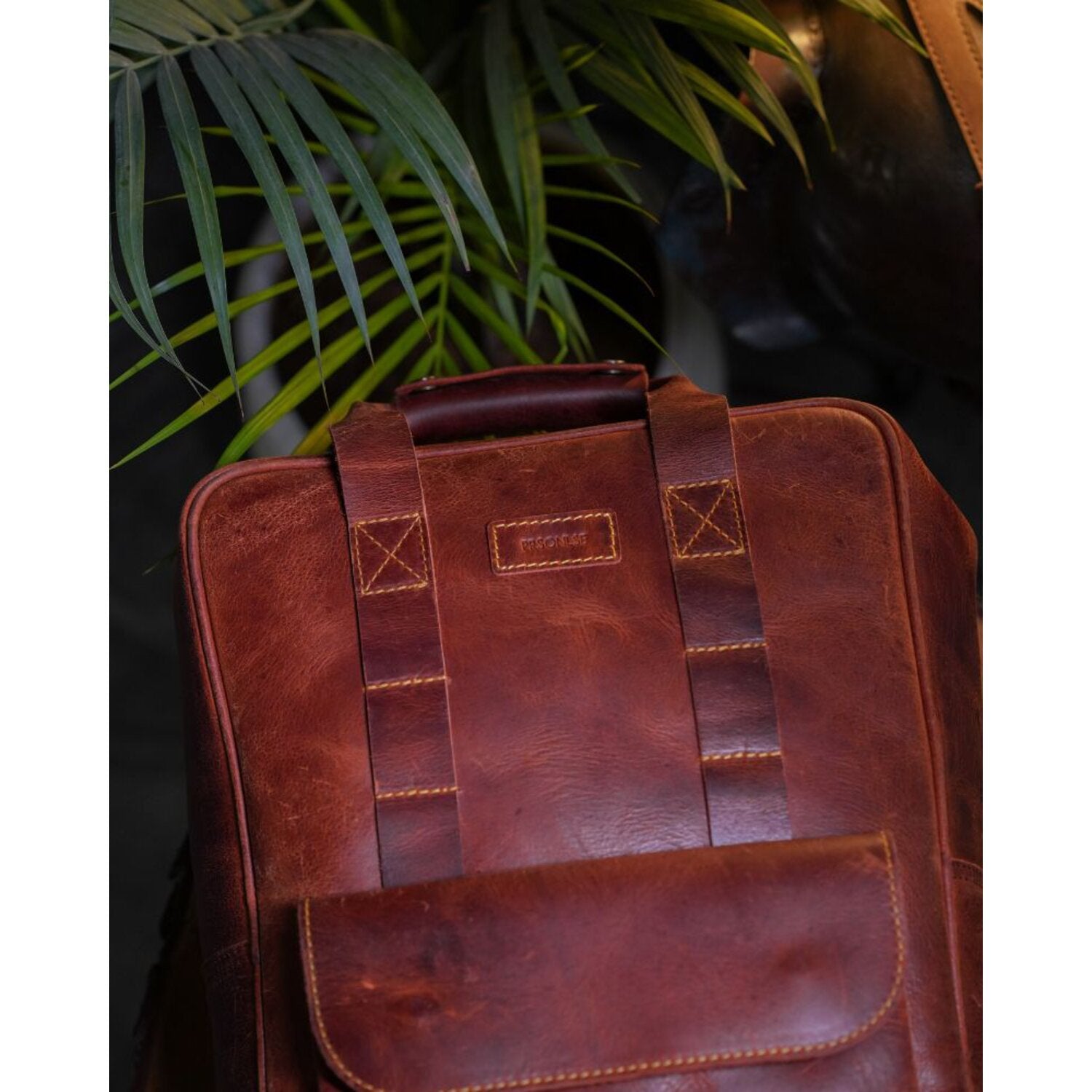 Trip Machine Eastwood backpack cherry red