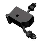 Goodridge steel brake tee - Black plated carbon steel