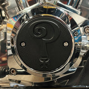 Indian Larry Motorcycles Indian Larry 'Question Mark' 2-hole point cover - Black