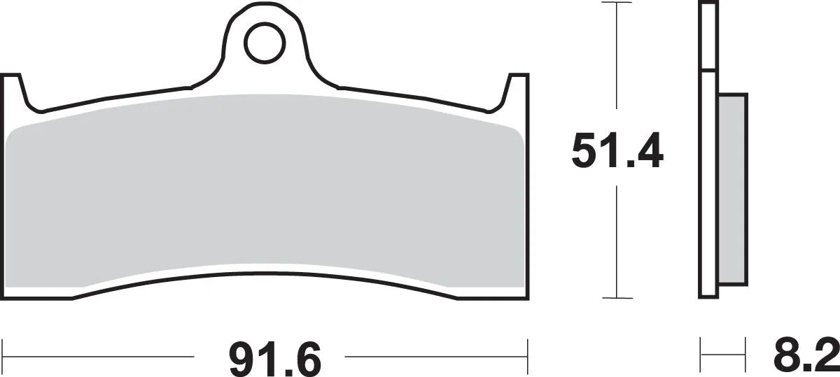 Sbs Sintered Metal Bremseklodser Til Harley-davidson Og Buell - Foran