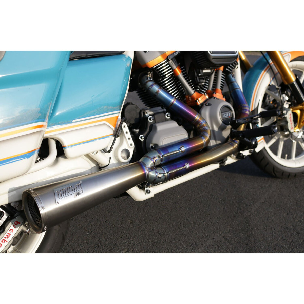 Kodlin Next Level 2-1 exhaust system - Titanium