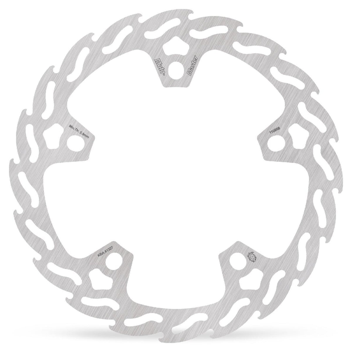 Moto-Master 'Flame' rigid brake rotor - Front left