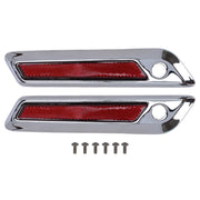 MCS Saddlebag latch cover kit - Chrome