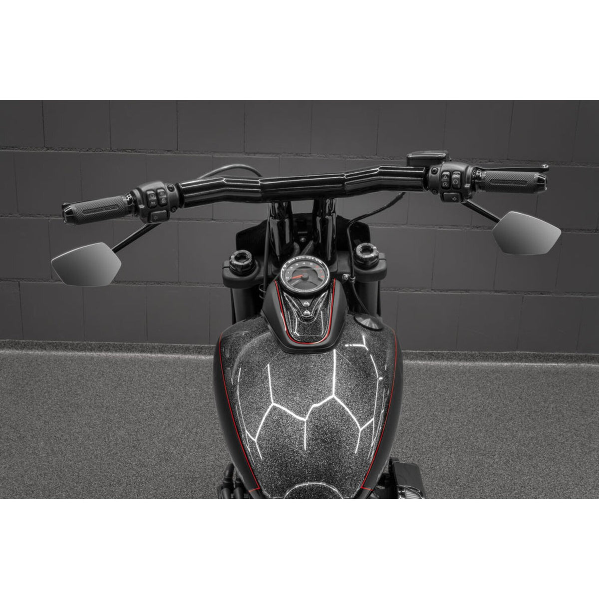Killer Custom 'Back Saver' Raked T-Bar Mega handlebar 8"