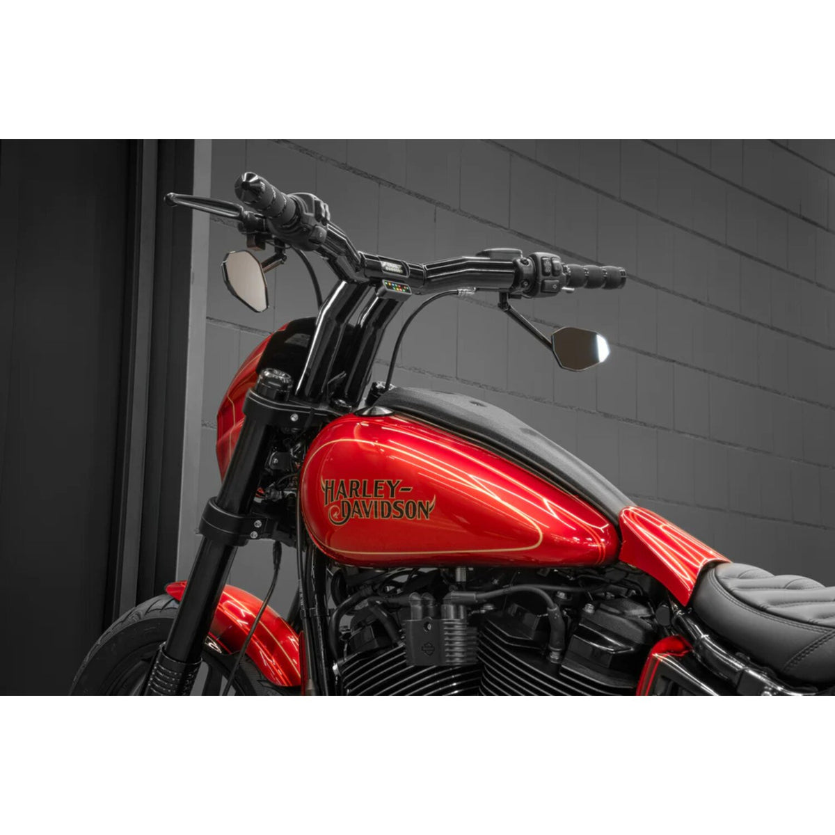 Killer Custom 'Back Saver' Raked T-Bar Mega handlebar 10"