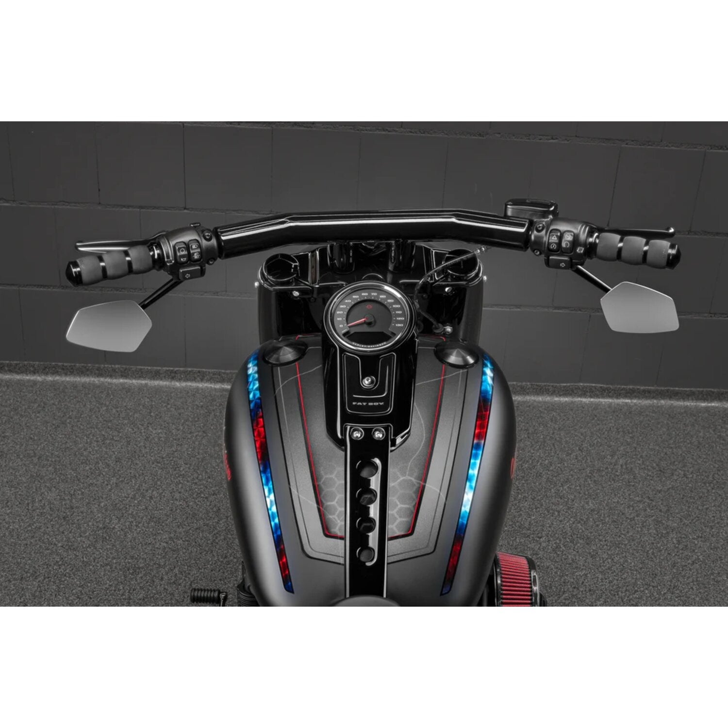 Killer Custom "Drag-T" Mega Handlebars - Gloss black