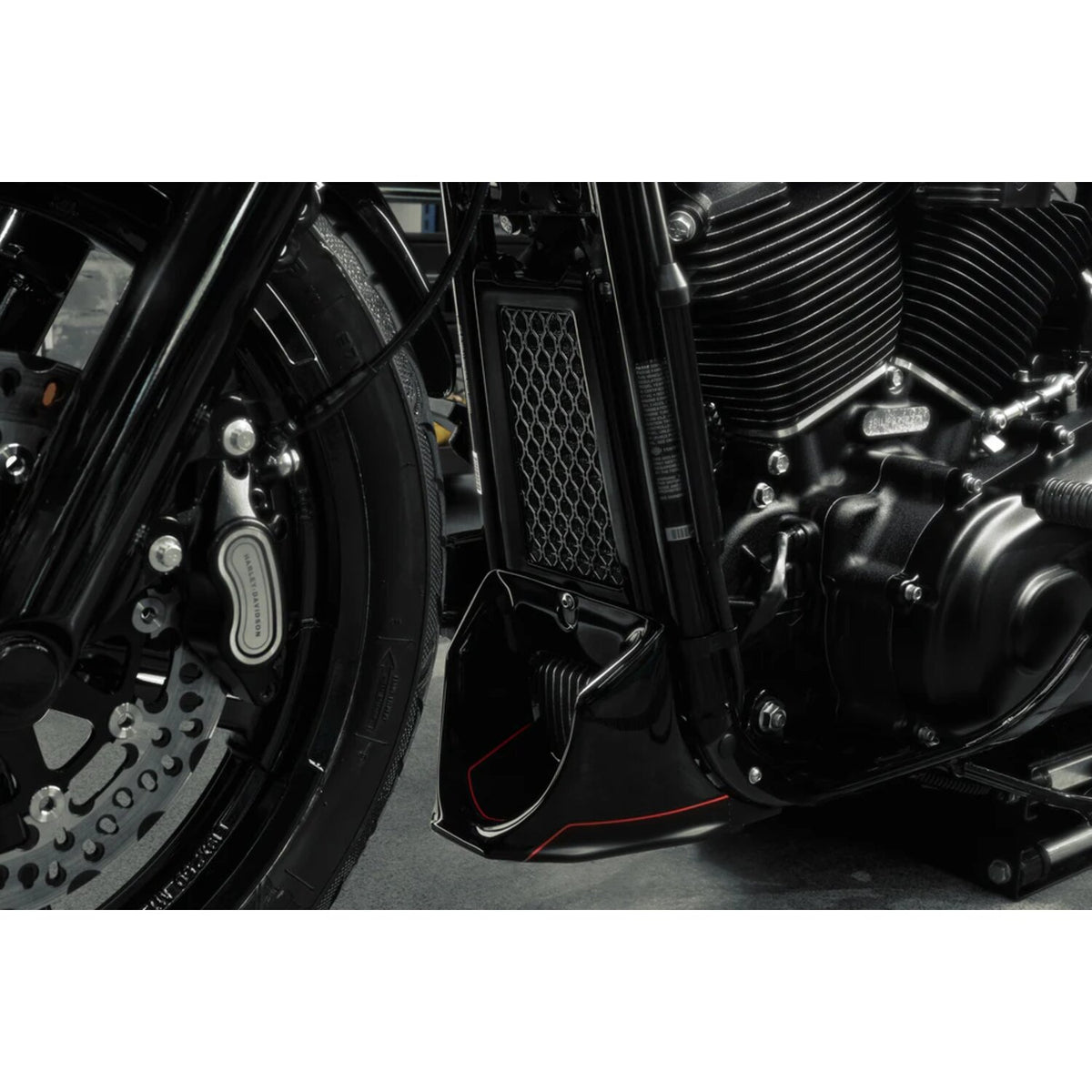 Killer Custom oil radiator guard 'David' - Black