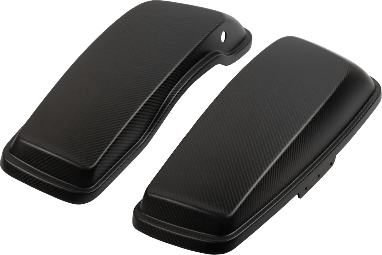 Slyfox Carbon Fiber Saddlebag Lids - Matte Black