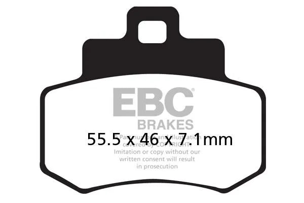 Ebc Sfa-hh Series Sintrede Scooter Bremseklodser - Bag
