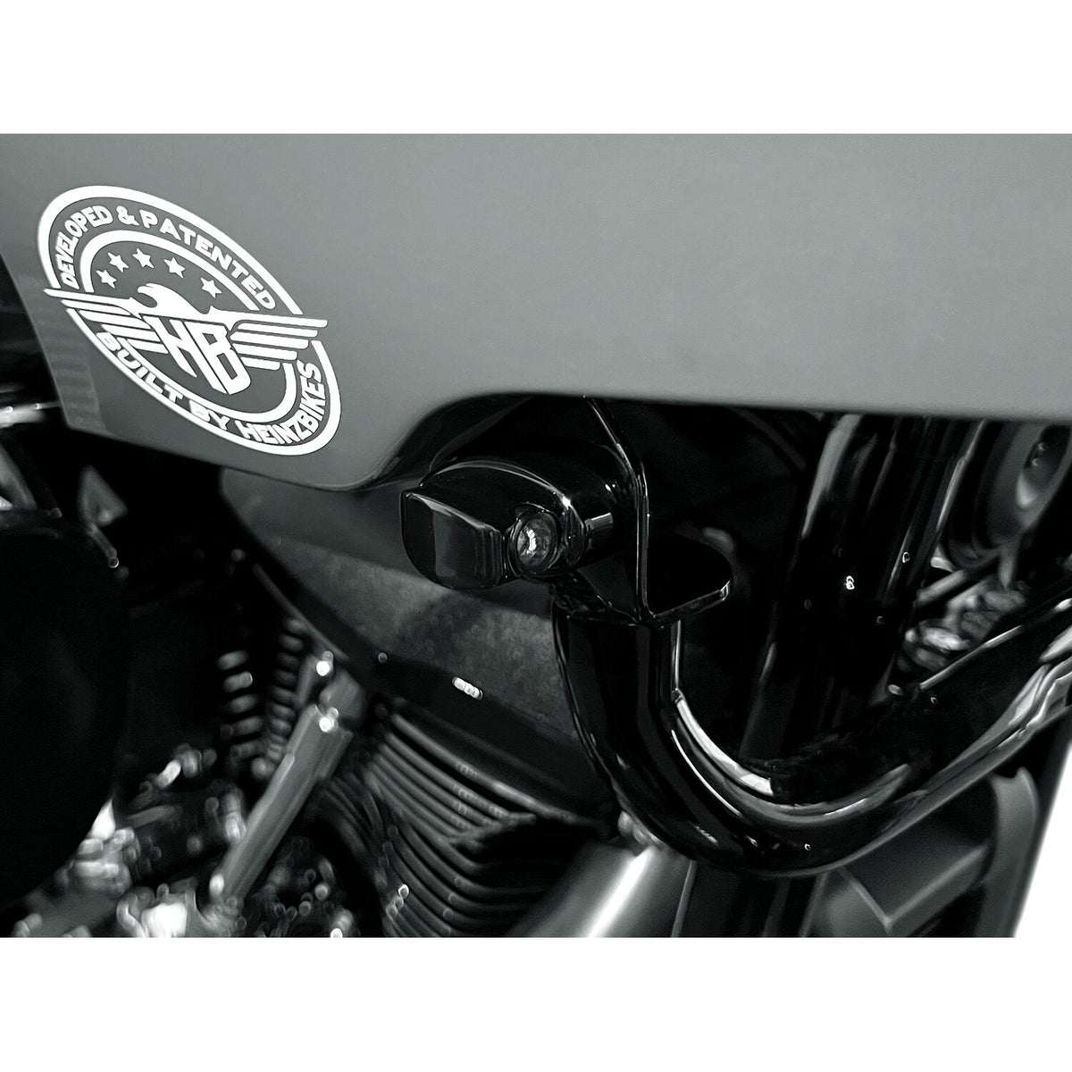 HeinzBikes ST Nano front signals - Chrome