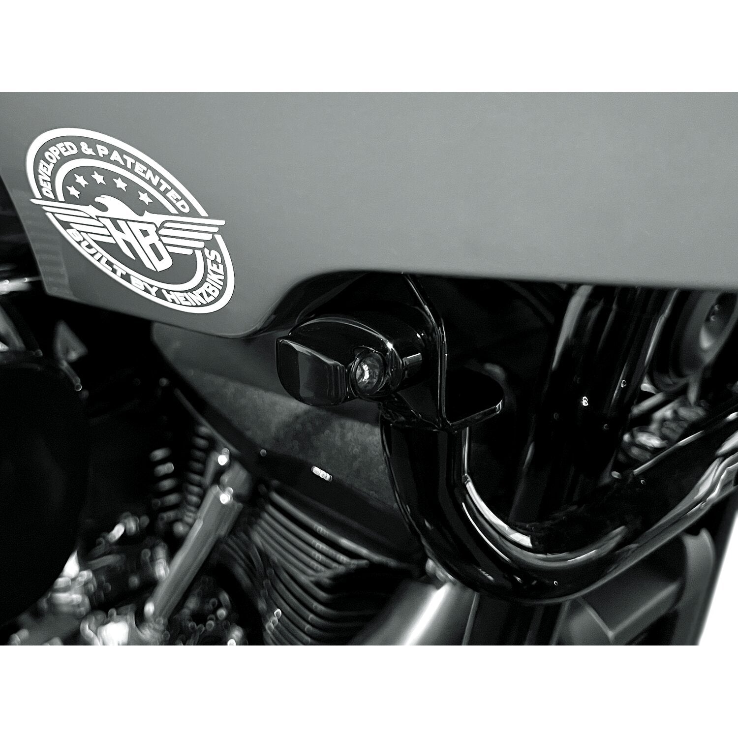 HeinzBikes ST Nano front signals - Chrome