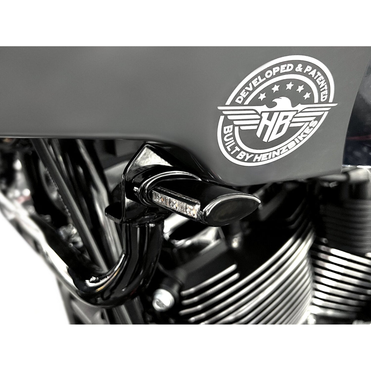 HeinzBikes ST Classic turn signals - Position lights - Chrome