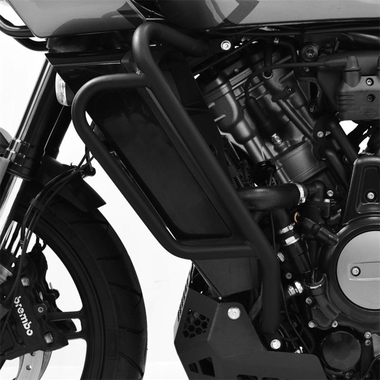 Zieger crash bar / engine guard set - Black