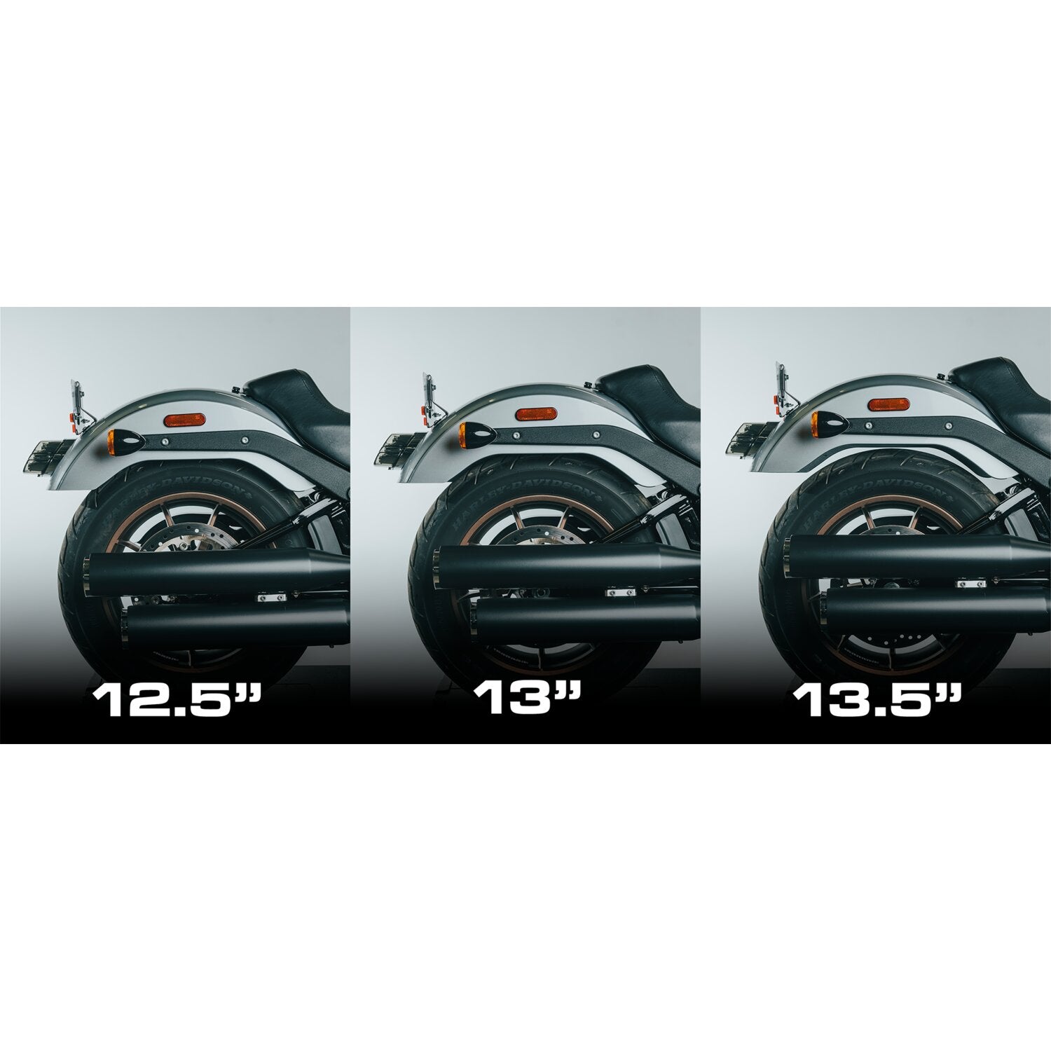 Legend Air Suspension Legend Revo-A shock set - STD Duty - 13" - Black