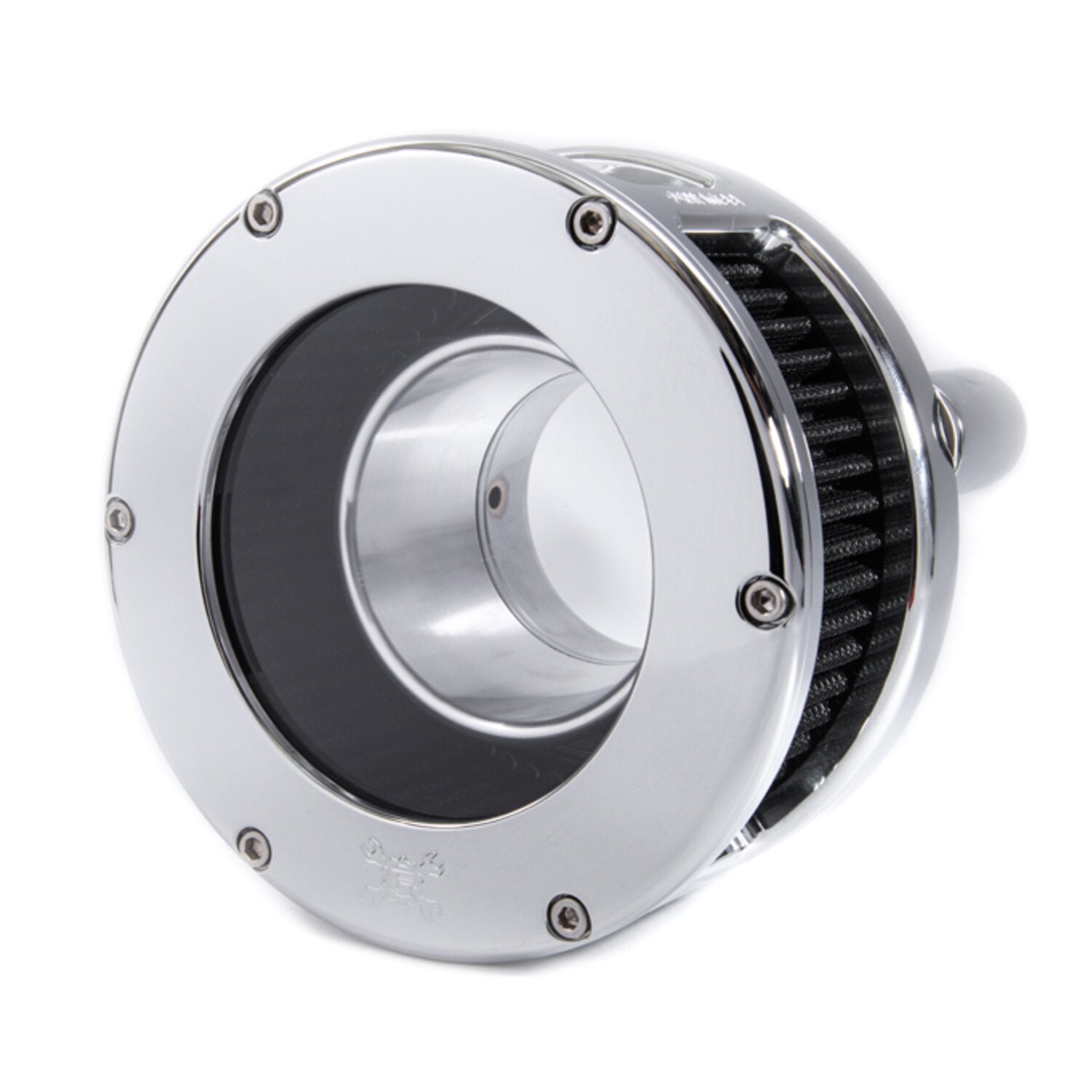 Feuling BA air cleaner - Chrome - Black filter - Clear cover