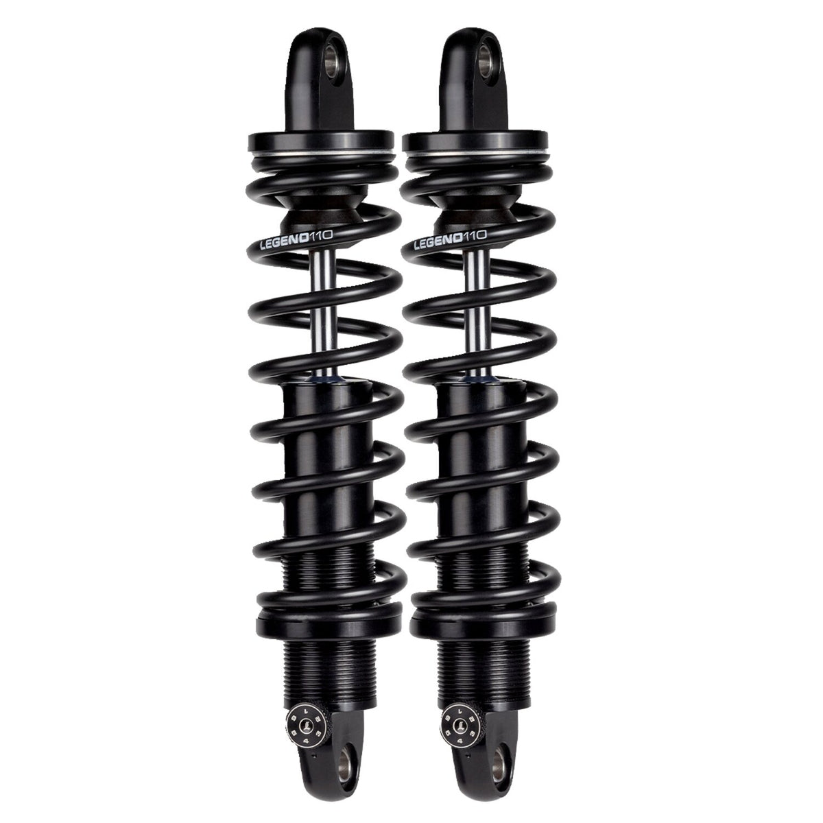 Legend Air Suspension Legend Revo-A shock set - STD duty - 12" Black