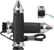 Avon Grips Heated Grips 1 Inch Black/chrome