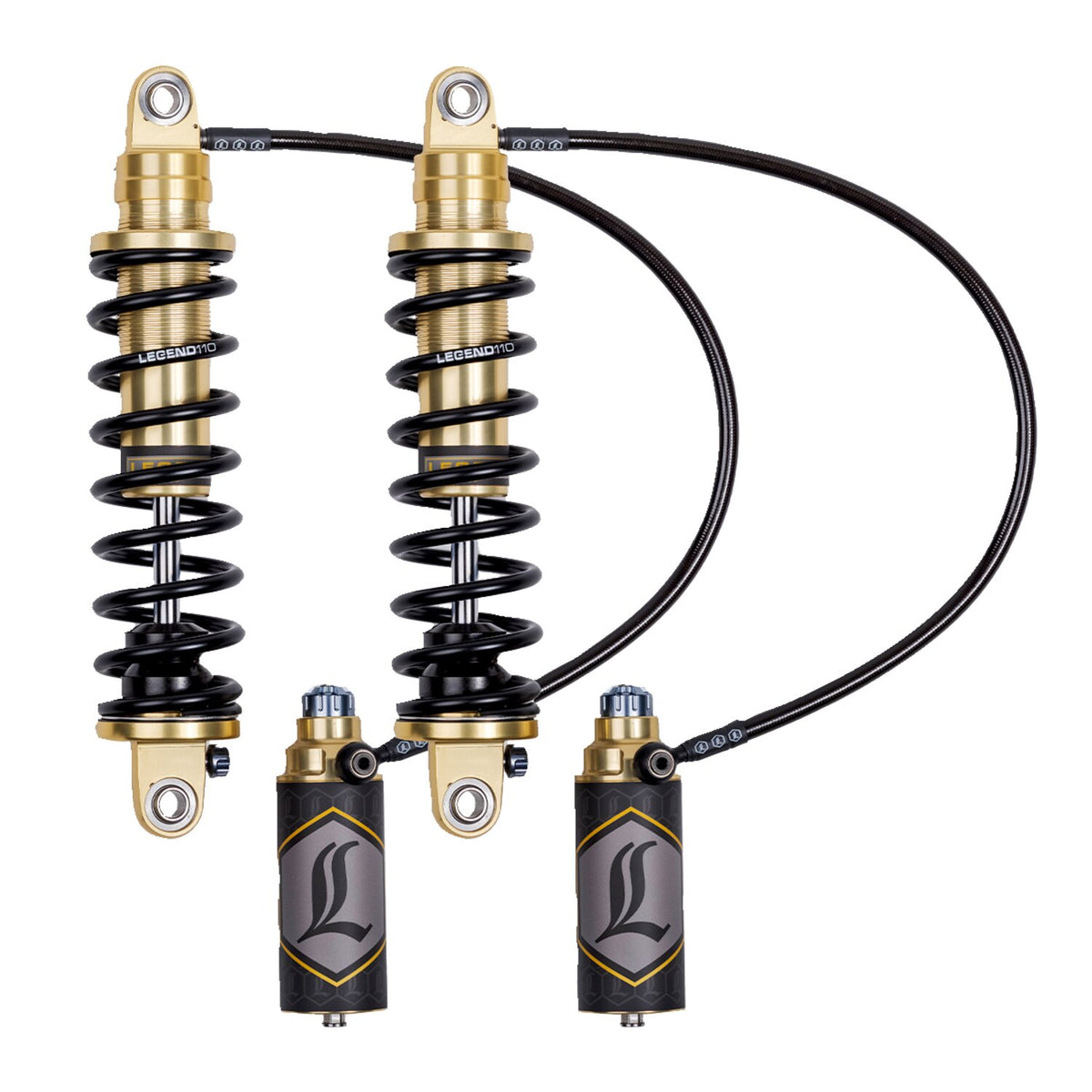 Legend Air Suspension Legend Revo ARC 13" shock set Touring - Gold - STD duty