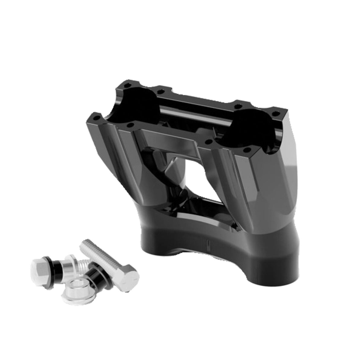Kraus Topless Isolated Kickback Risers - 5" rise - Black