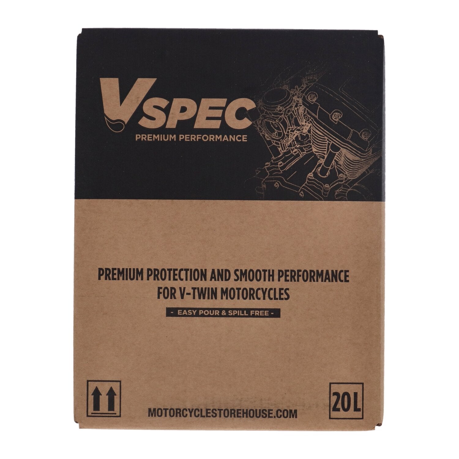 Vspec 10W40 (Semi Synthetic) motor oil - 20 liter box