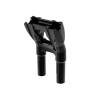 Kraus Topless Isolated Kickback Risers - 8" rise - Black