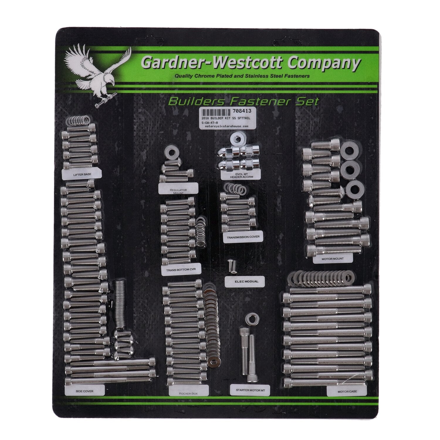 Gardner-Westcott builders fastener set - Stainless Allen head