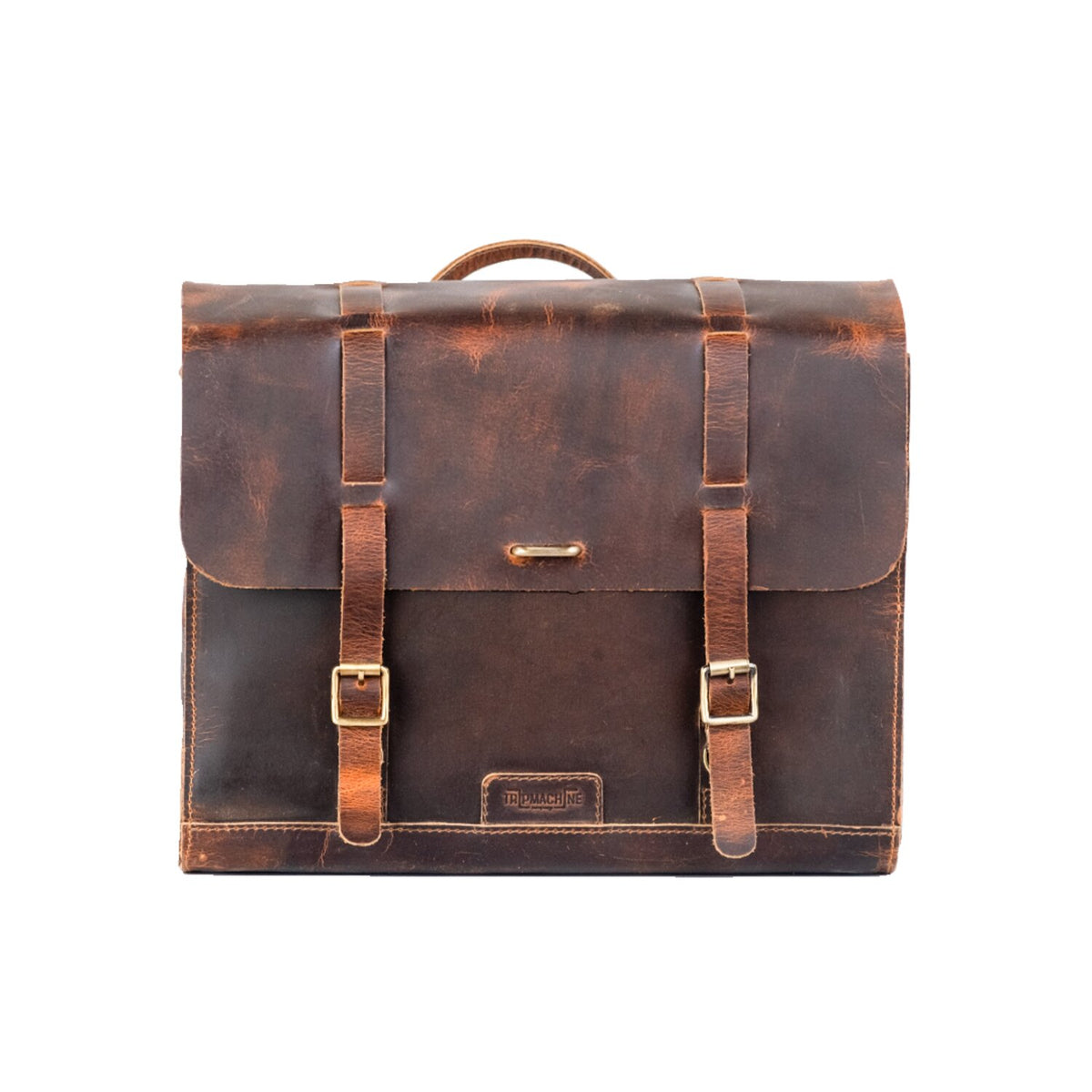 Trip Machine Legacy Saddlebag set - Cognac