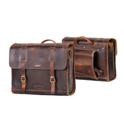 Trip Machine Legacy Saddlebag set - Cognac