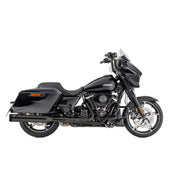 Zard Racing Slip-Ons with Black Alu End Caps - Black Chrome