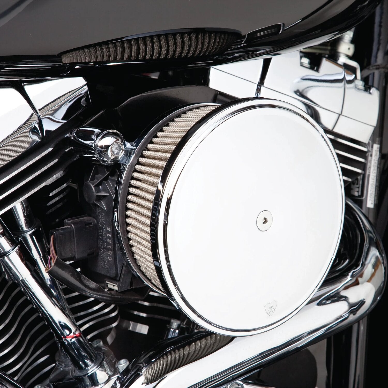 Arlen Ness Stage 2 Big Sucker air cleaner - Smooth chrome