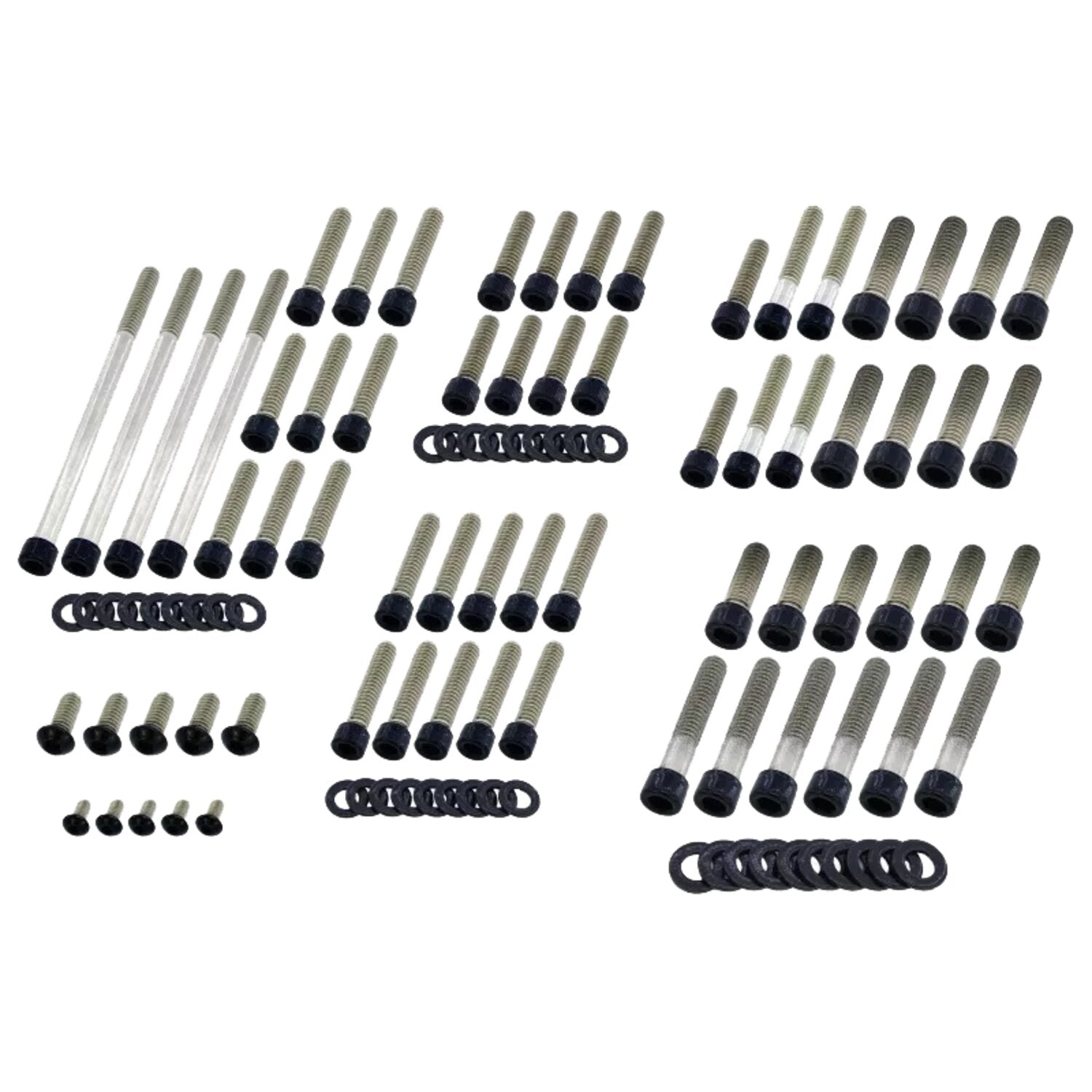 Screws4Bikes engine bolt kit - Titan 2Drive - Black