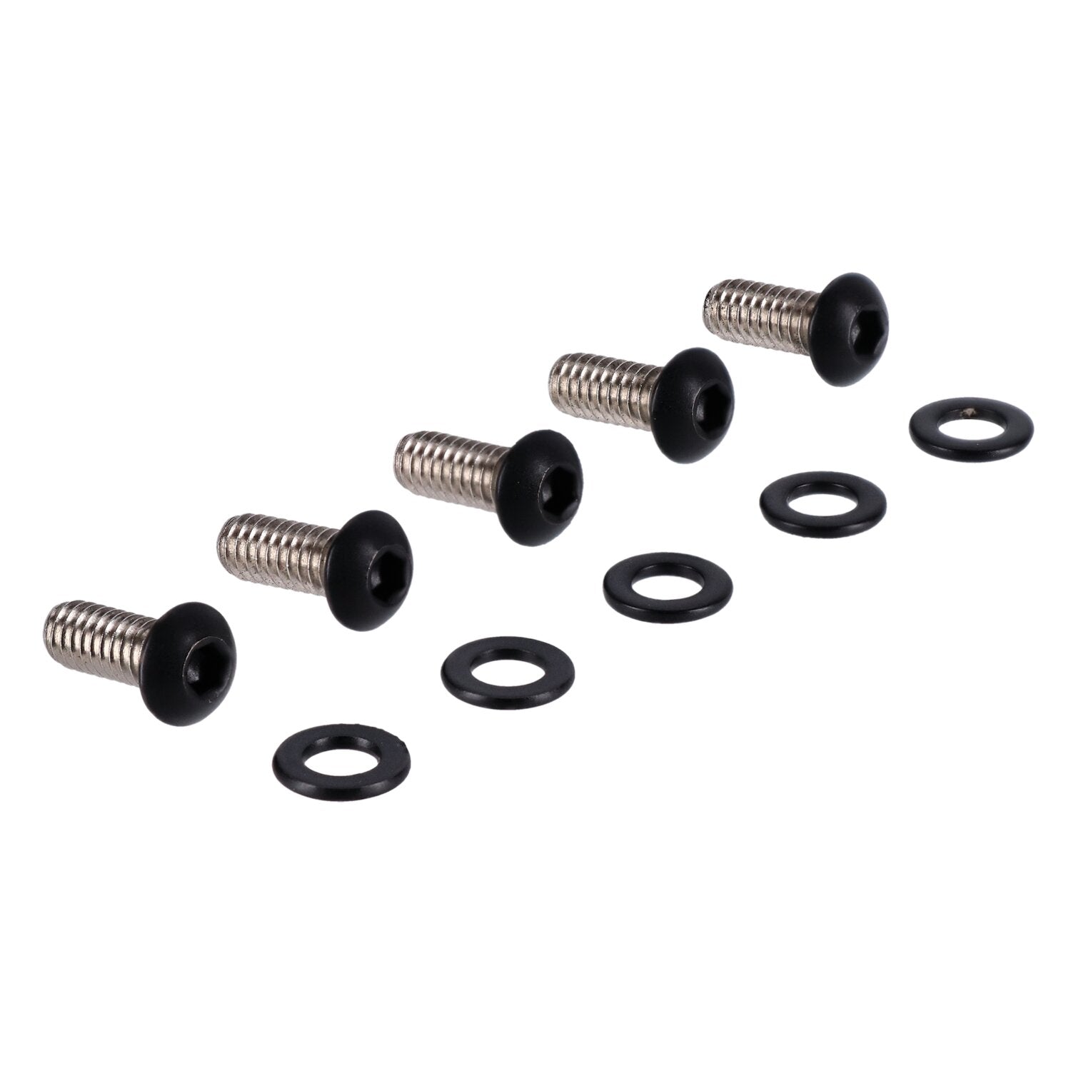 Screws4Bikes bolt kit derby cover - Matte black