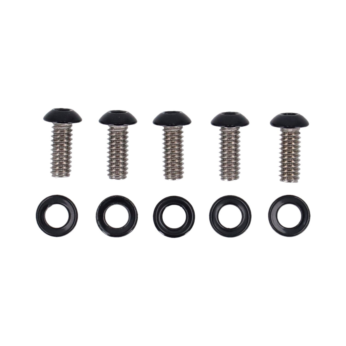 Screws4Bikes bolt kit derby cover - Gloss black
