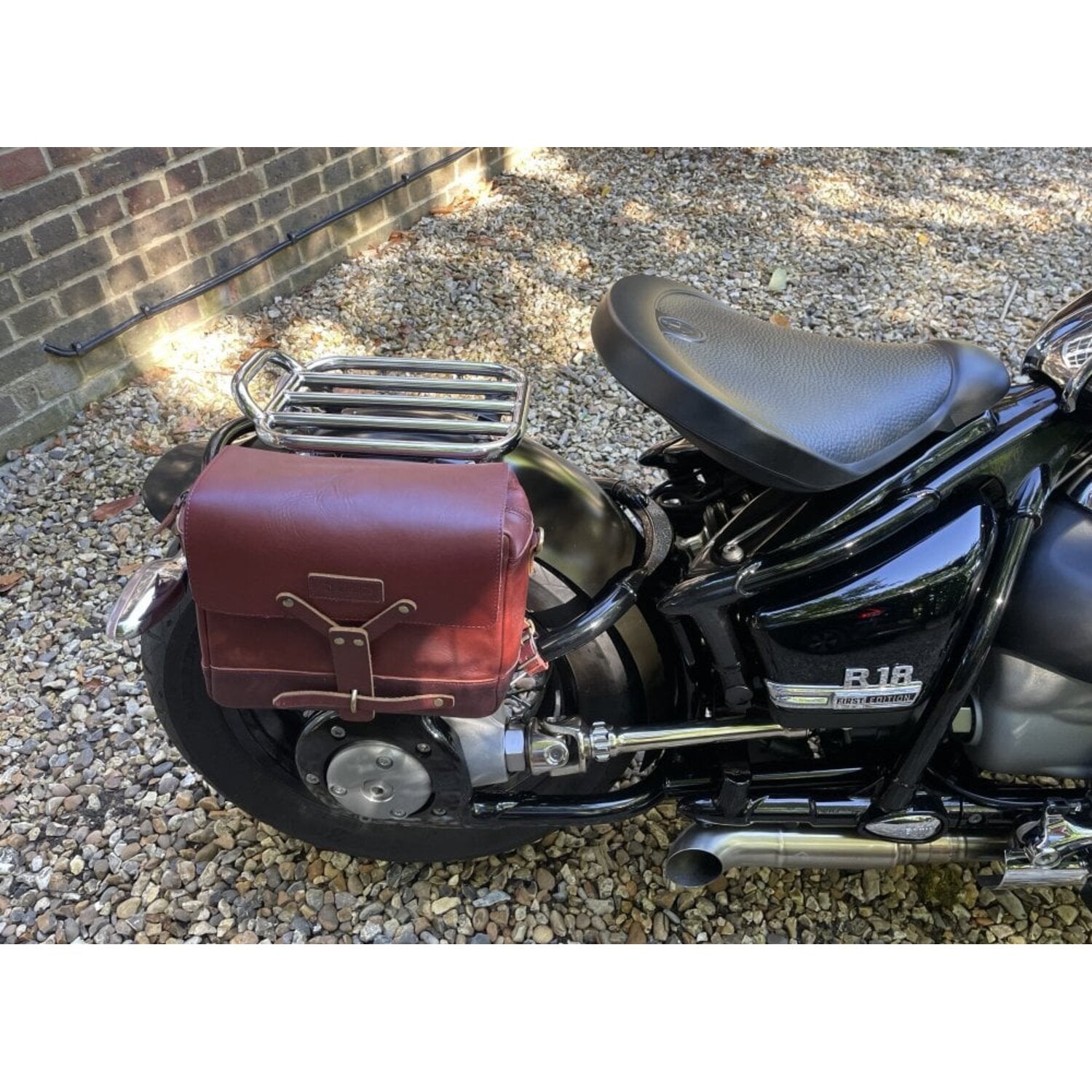 Motone Voyager luggage rack - Polished