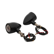 Motone custom billet turn signal set - Black
