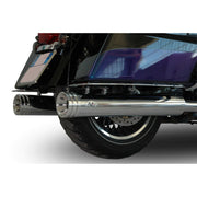 V Performance Double Ring slip-on mufflers - Chrome