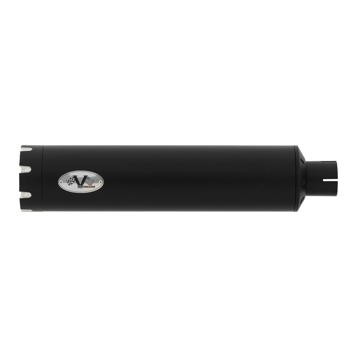 V Performance 114mm Revolver slip-on mufflers - Black Cerami