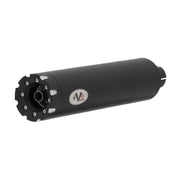 V Performance 114mm Revolver slip-on mufflers - Black Cerami