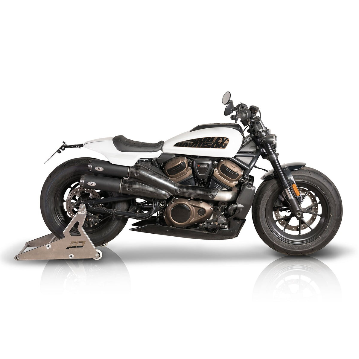V Performance 2-2 muffler set Sportster S - Black