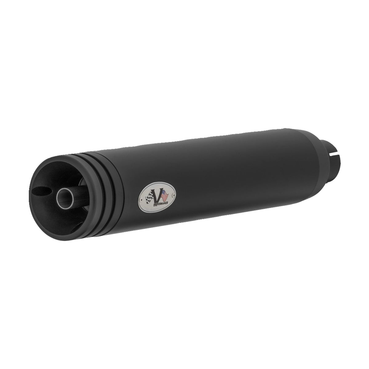 V Performance 'Double Ring' slip-on muffler set - Black