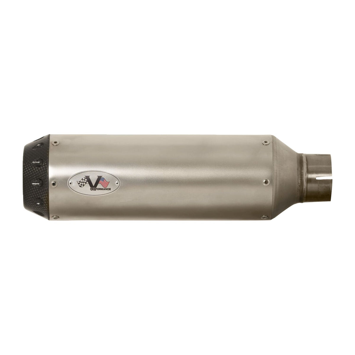 V Performance 'Tracker' slip-on muffler set Fat Bob - Satin