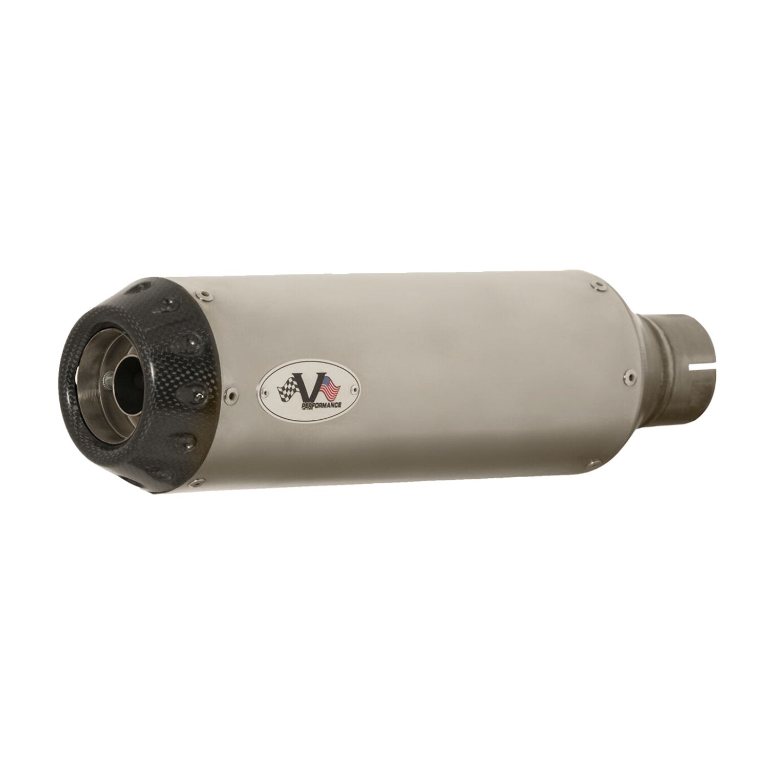 V Performance 'Tracker' slip-on muffler set Fat Bob - Satin