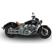 V Performance Double Ring 80mm slip-on muffler set - Chrome