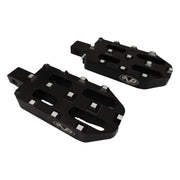 V Performance rider foot peg set - Black