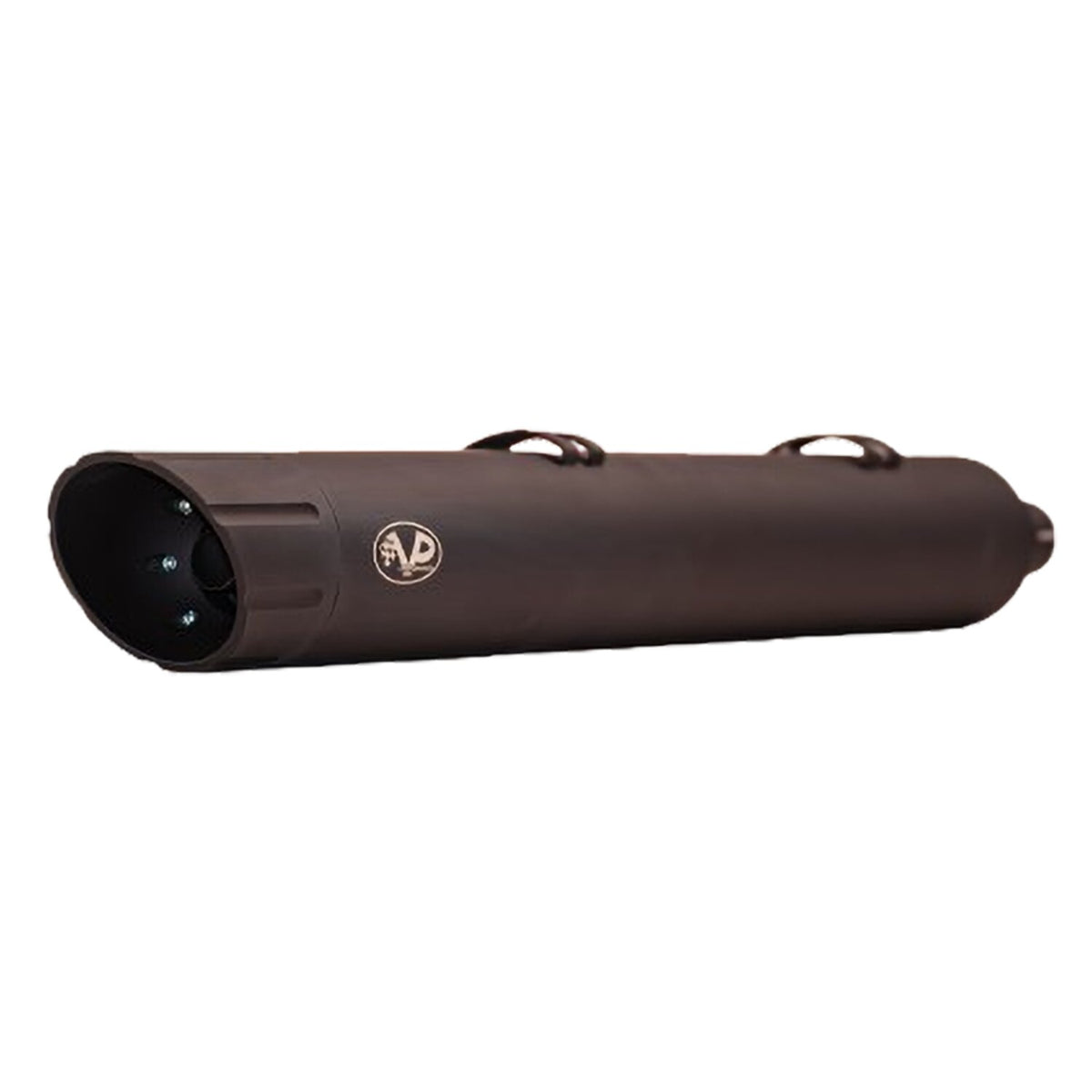 V Performance 100mm Banger slip-on muffler set - Black