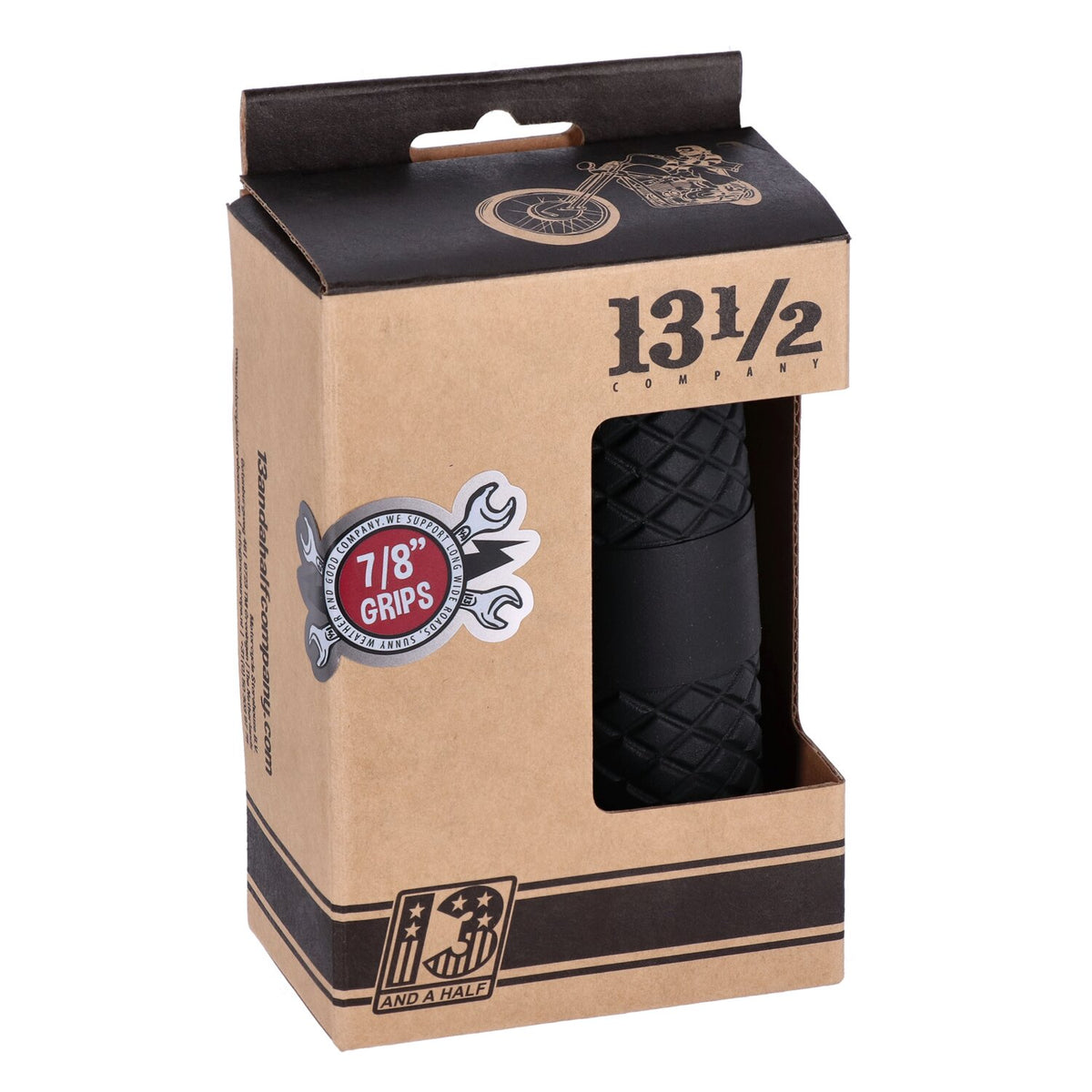 13 and a half company 13 1/2 Outlaw grips black 7/8"