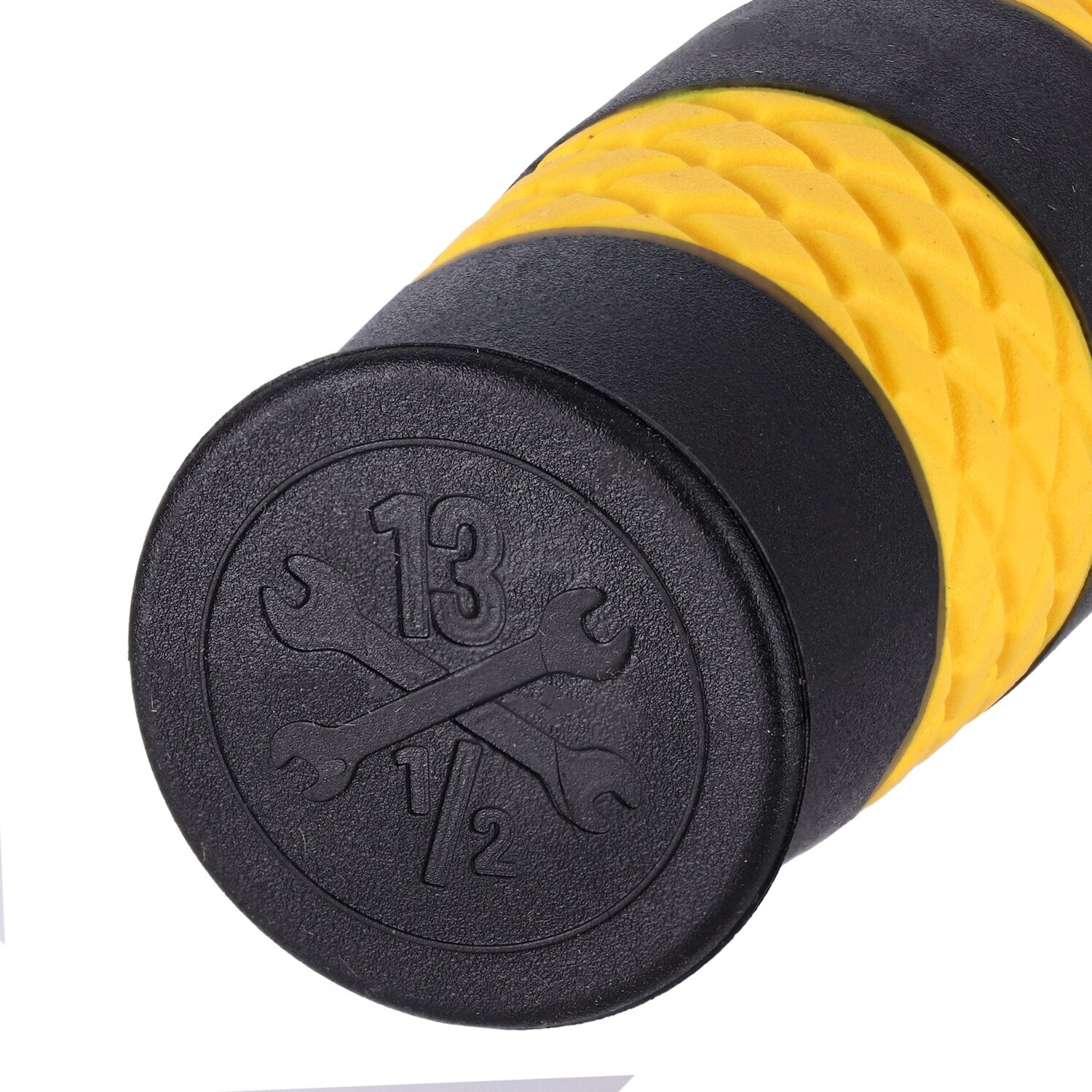 13 and a half company 13 1/2 Outlaw grips black/yellow 1"
