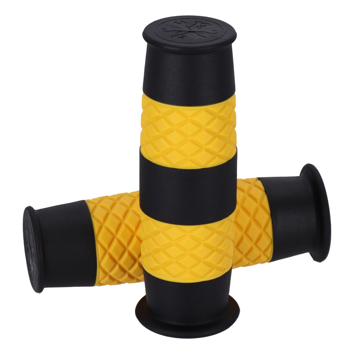 13 and a half company 13 1/2 Outlaw grips black/yellow 1"
