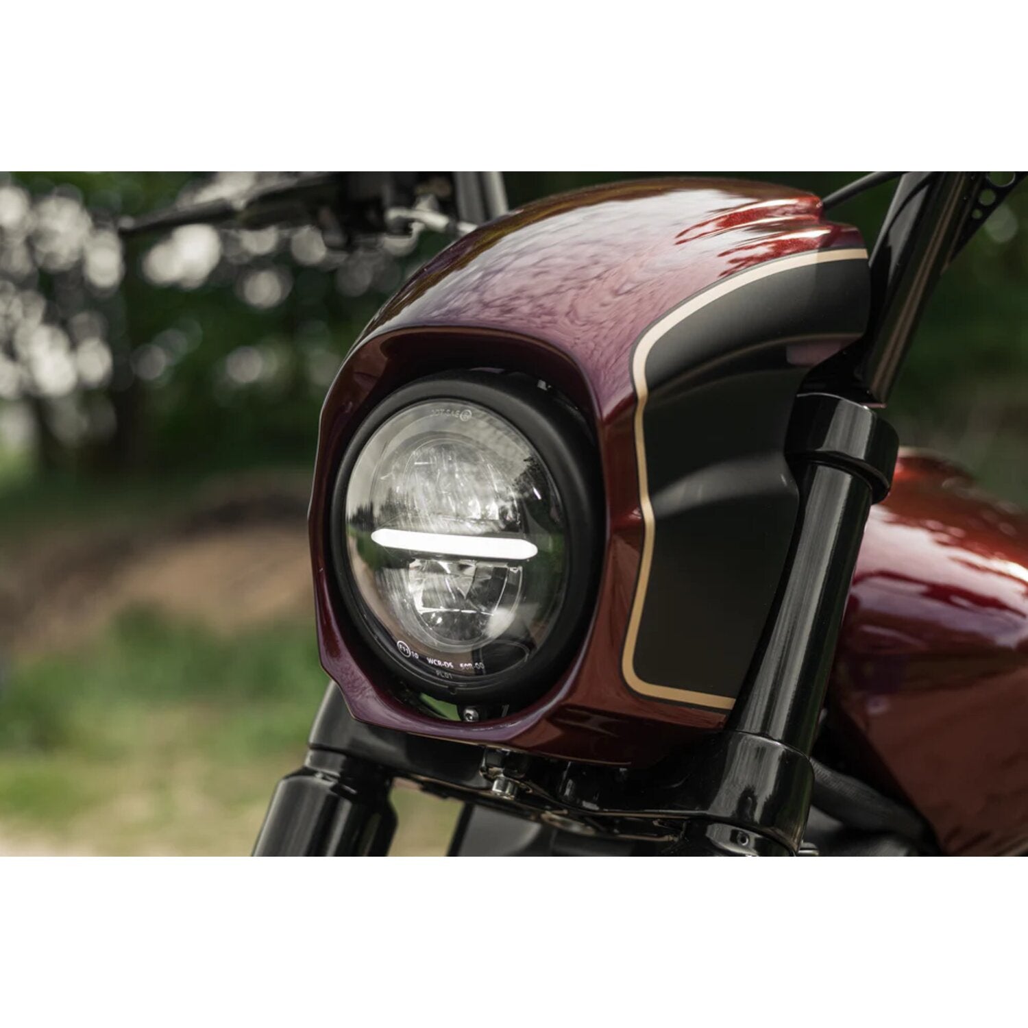 Killer Custom Tomahawk Series Headlight Fairing - Black