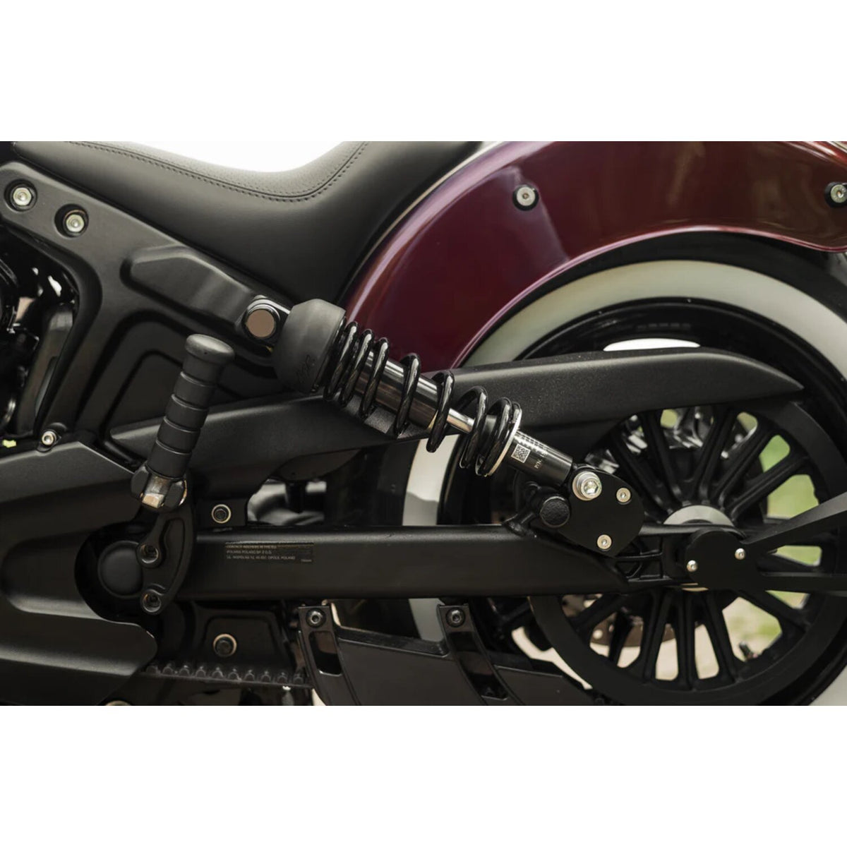 Killer Custom Rear Shock Bolt Covers - Black